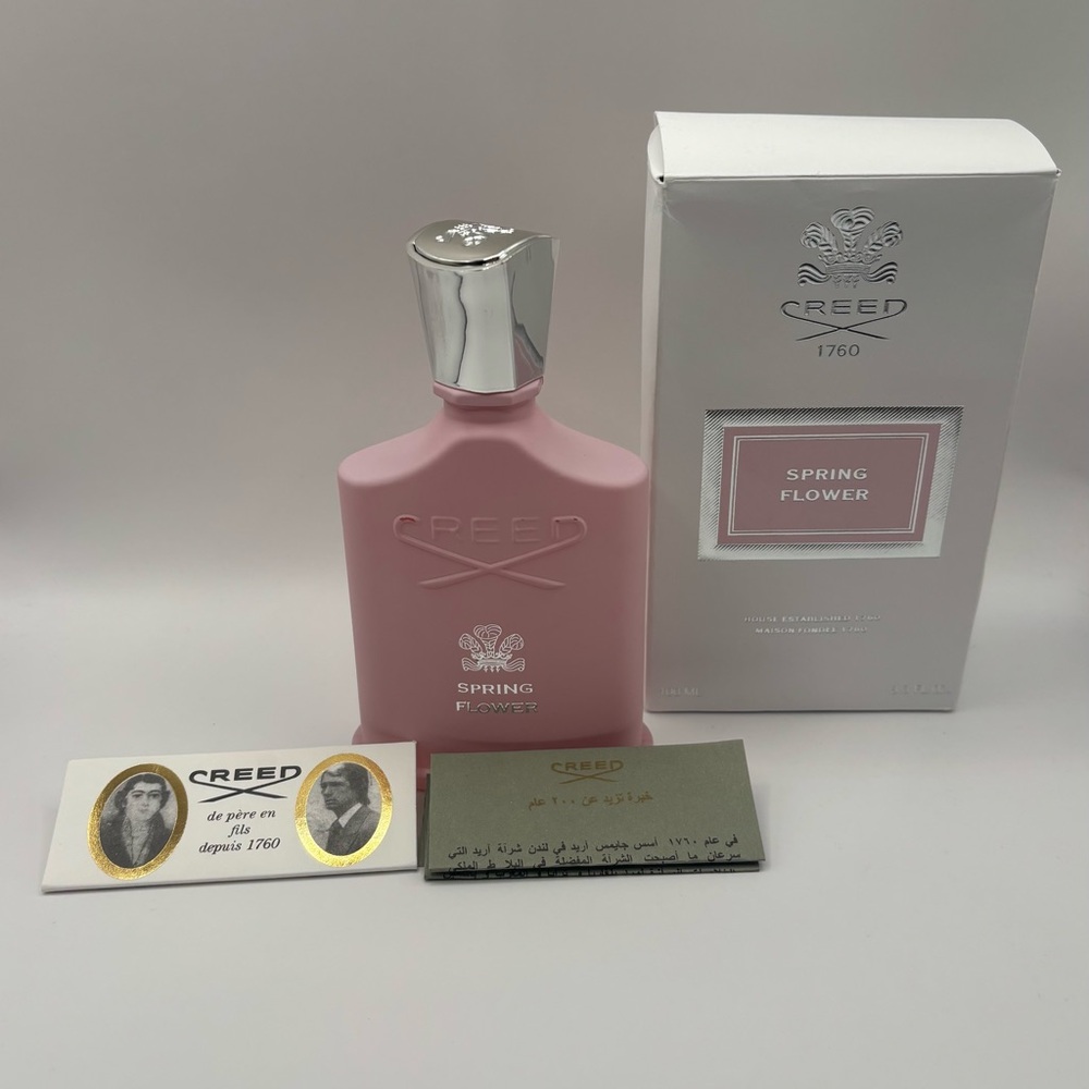 Creed Spring Flower — Pink and Silver Bottle